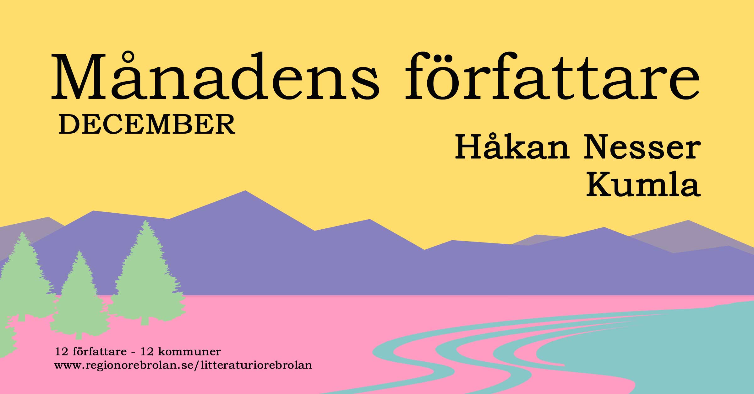 Månadens författare december: Håkan Nesser, Kumla