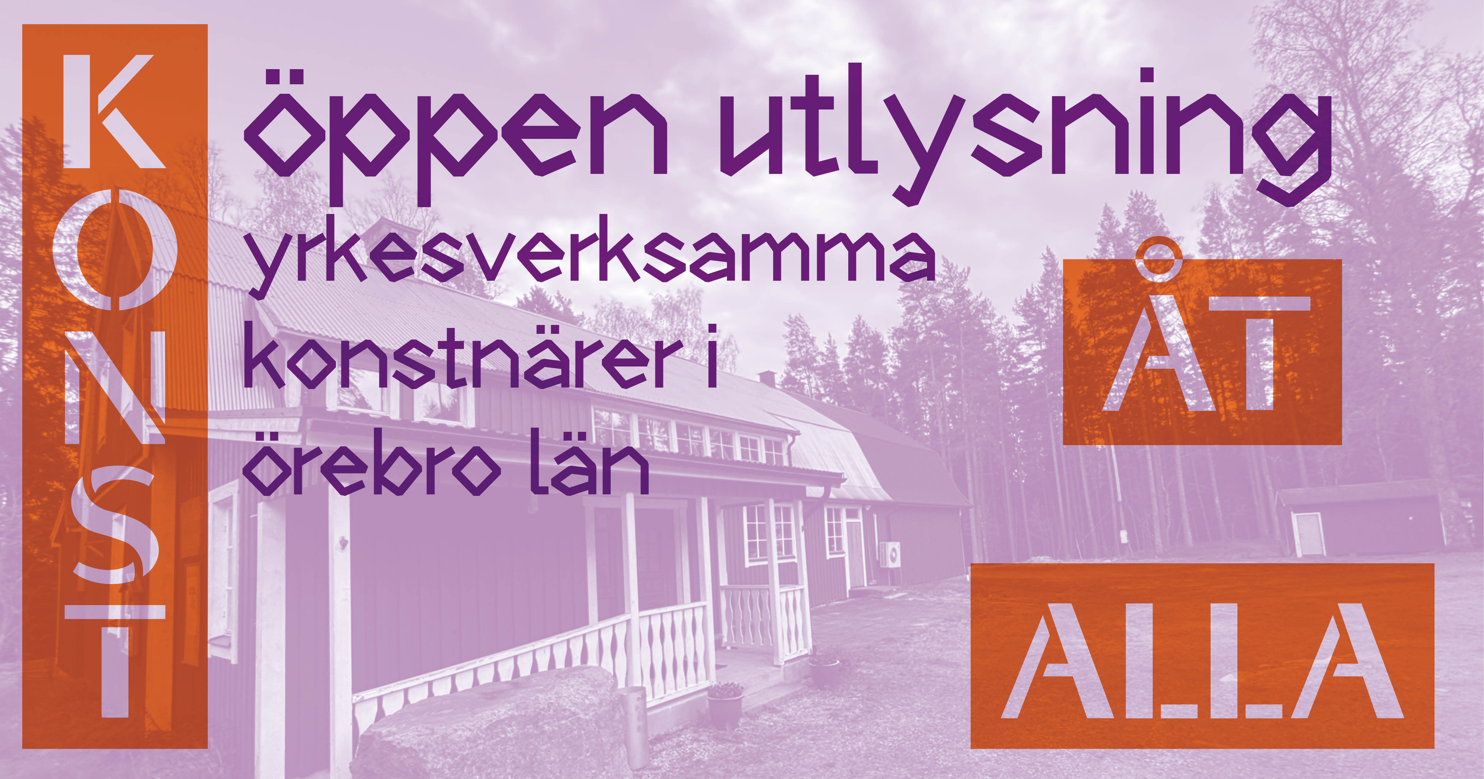 Konst åt alla öppen utlysning örebro län