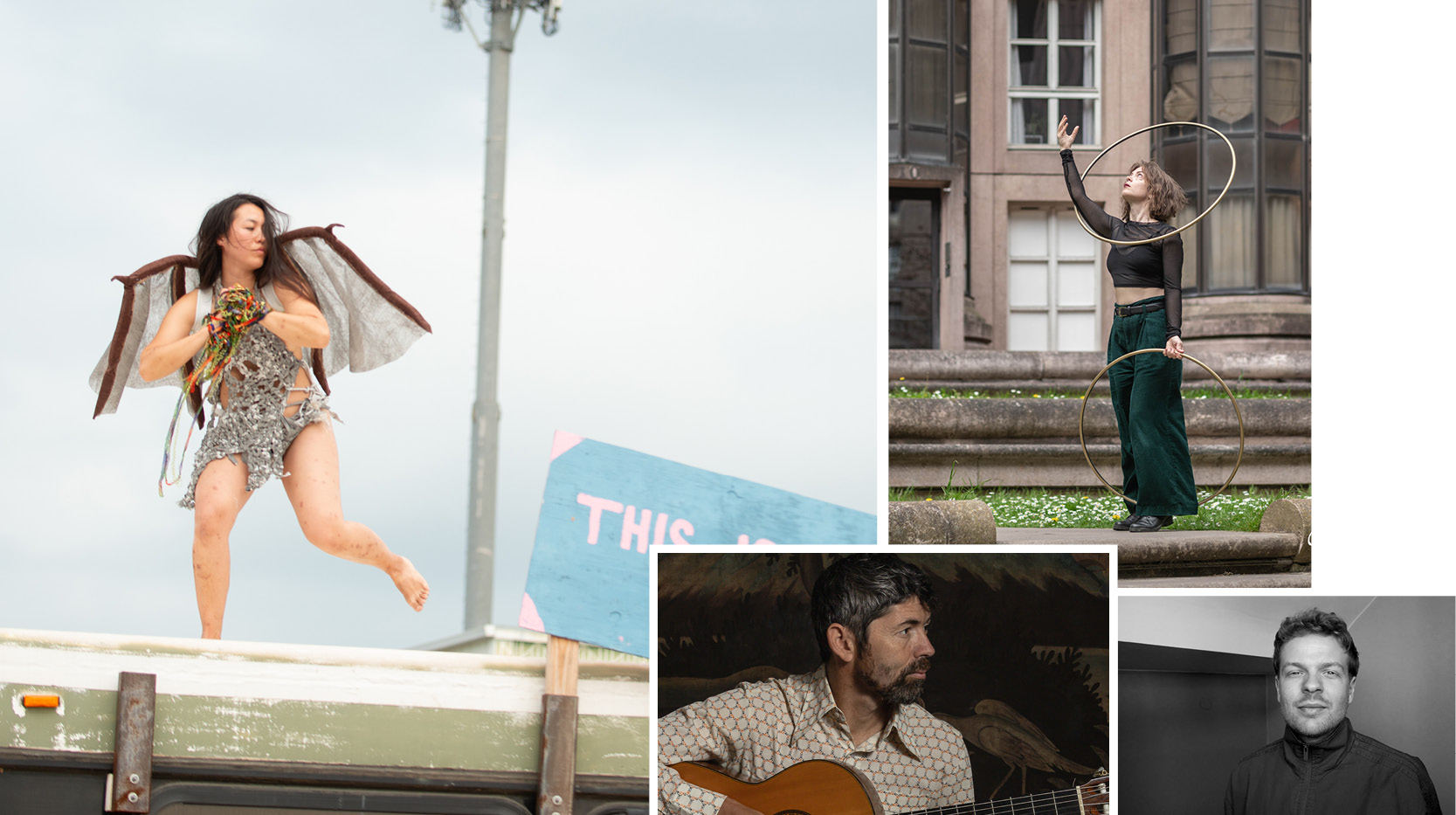 Kollage utvalda konstnärer